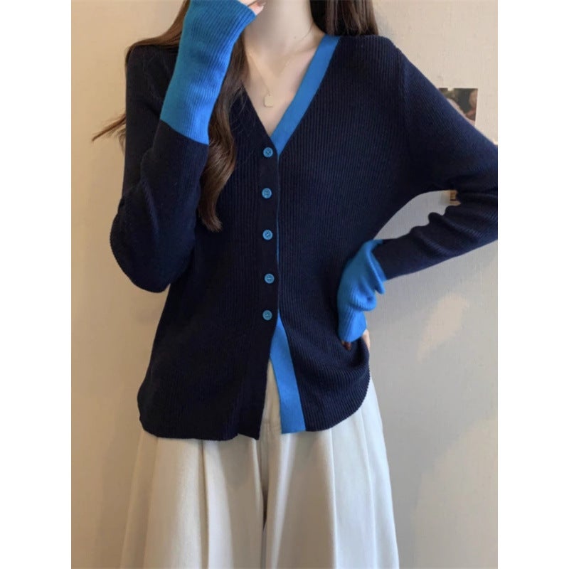 New Sense Of Design Knitted Cardigan Design Shows 2025 Elegant, Covering The Flesh, Reducing Age And Slimming Look Knitted Knitwear Top - Image 4