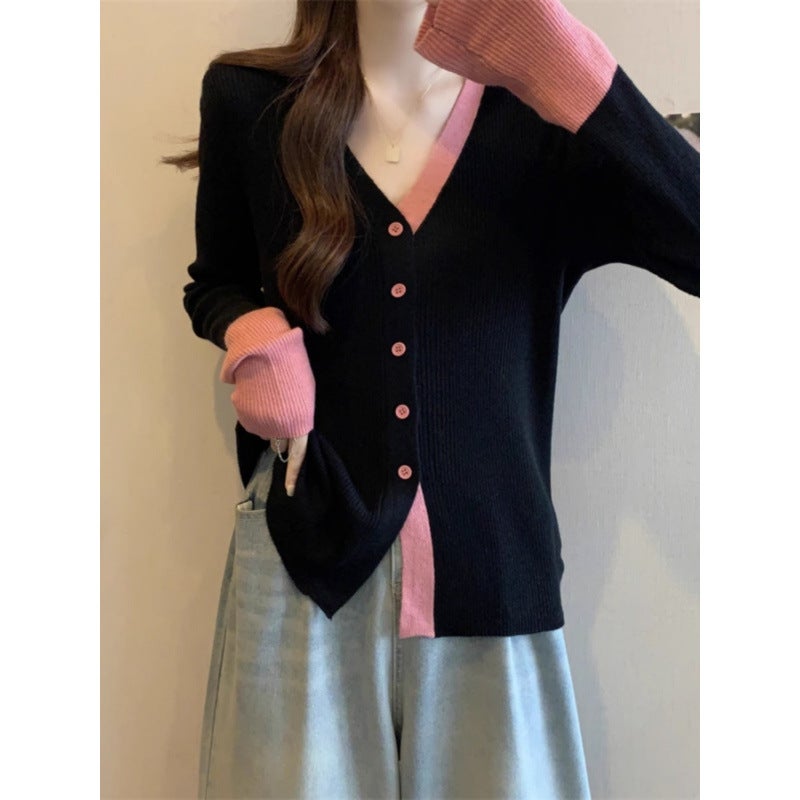New Sense Of Design Knitted Cardigan Design Shows 2025 Elegant, Covering The Flesh, Reducing Age And Slimming Look Knitted Knitwear Top - Image 5