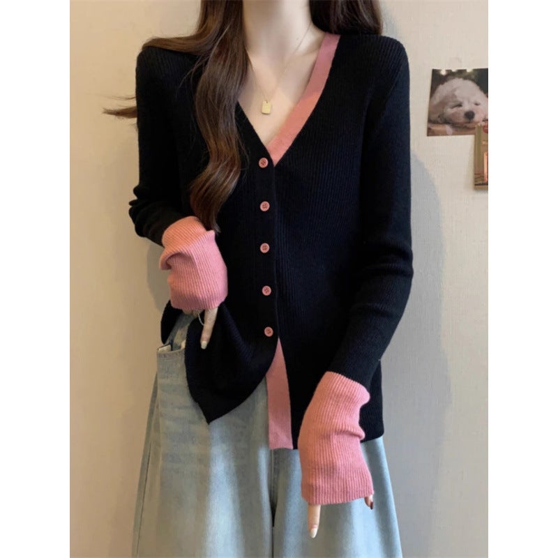New Sense Of Design Knitted Cardigan Design Shows 2025 Elegant, Covering The Flesh, Reducing Age And Slimming Look Knitted Knitwear Top - Image 3