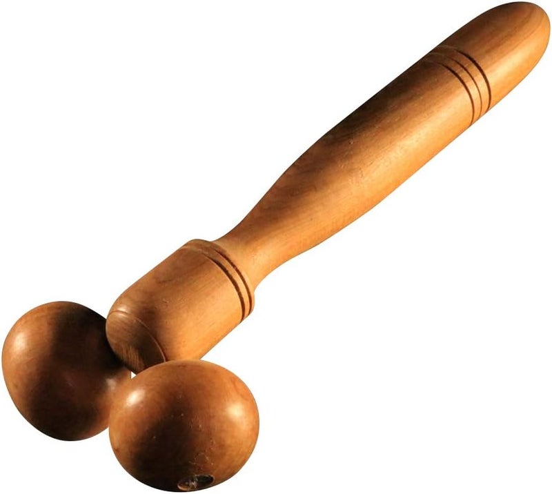 ULTNICE Wooden Massage Roller Full Body Massage Stick Pratical Relax Massaging Wheel Beauty Stick Roller for Man Woman - Image 1