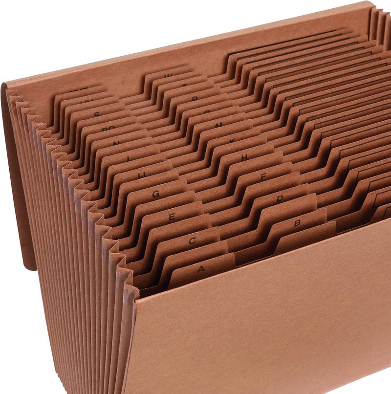 Pendaflex 21 Pocket A-Z Expanding File, Letter Size, Red Rope (75711) (Pack of 2) - Image 2