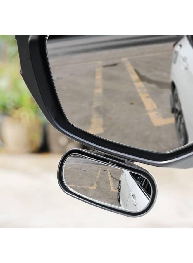 أعمى بقعة السيارات مرآة الرؤية الخلفية مستطيلة ، أعمى بقعة السيارات الخلفية عرض لصق مرآة الرؤية الخلفية ، قابل للتعديل أعمى بقعة محدبة ، زاوية واسعة الجانب مرآة الرؤية الخلفية ، سهلة التركيب ، ومناسبة لسيارات الركاب والشاحنات وسيارات الدفع الرباعي - Image 3