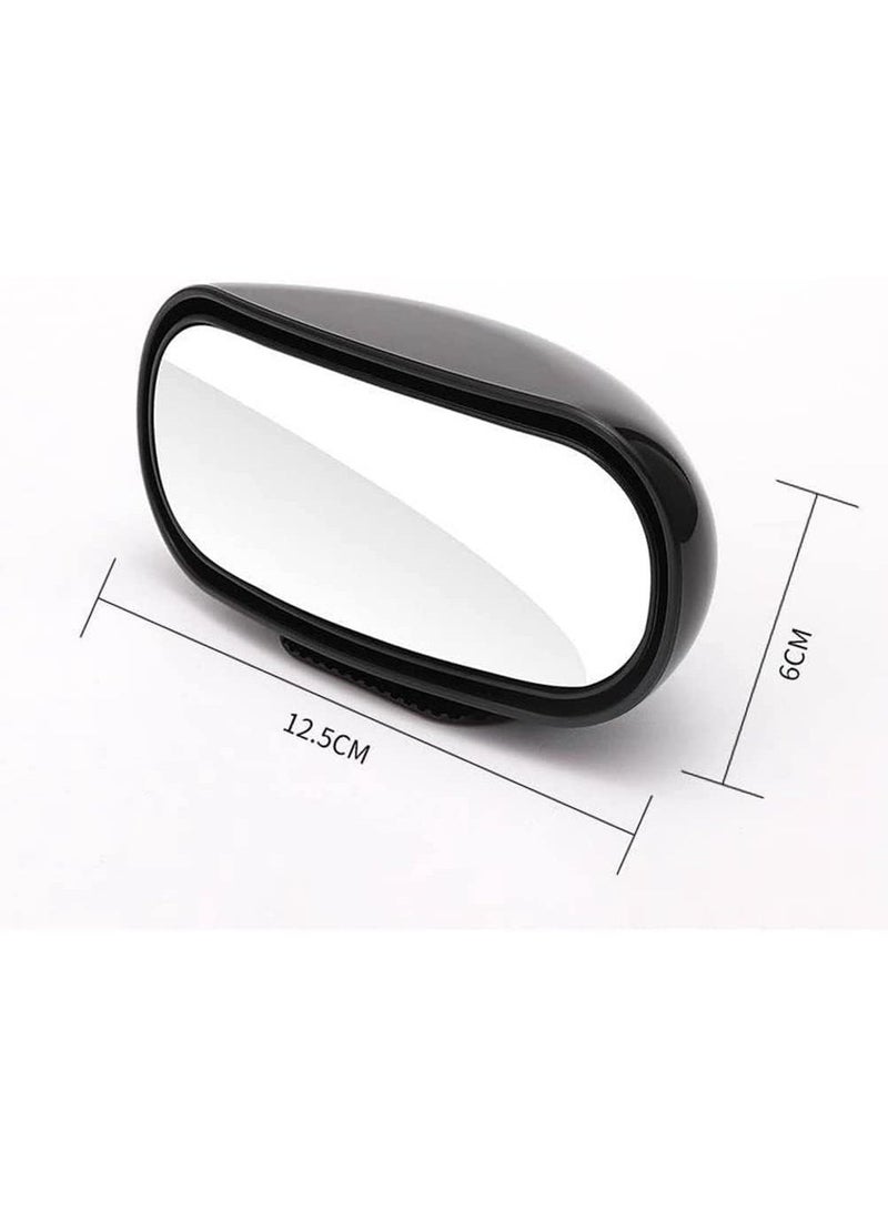 أعمى بقعة السيارات مرآة الرؤية الخلفية مستطيلة ، أعمى بقعة السيارات الخلفية عرض لصق مرآة الرؤية الخلفية ، قابل للتعديل أعمى بقعة محدبة ، زاوية واسعة الجانب مرآة الرؤية الخلفية ، سهلة التركيب ، ومناسبة لسيارات الركاب والشاحنات وسيارات الدفع الرباعي - Image 2