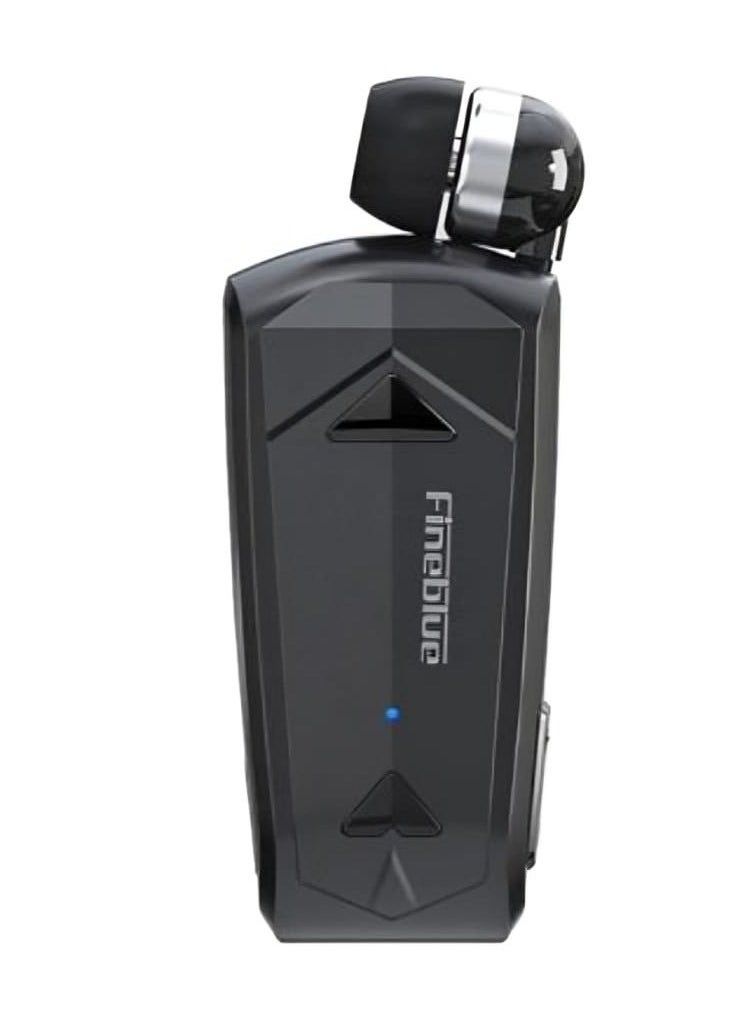 Fineblue F520 Bluetooth Headset Retractable Vibration Noise Cancelling With Microphone Volume Control  - Image 1