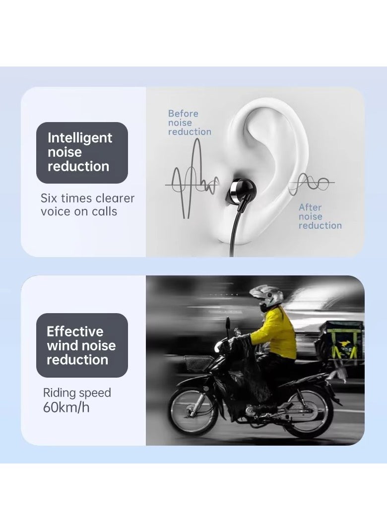 Fineblue F520 Bluetooth Headset Retractable Vibration Noise Cancelling With Microphone Volume Control  - Image 3
