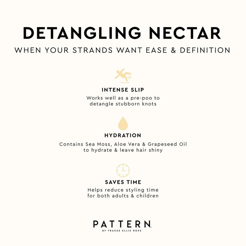 PATTERN Beauty by Tracee Ellis Ross Detangling Nectar w Sea Moss for Curly Hair 3a-4c, Great for Knots, Tangles and Matting - Image 5