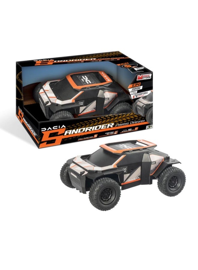 Mondo Remote Control Car Dacia Sandrider 1/14 Battery Operated | Racing Car | Car for Display | Toy Vehicle | Gift for Collectors and Kids - Image 3