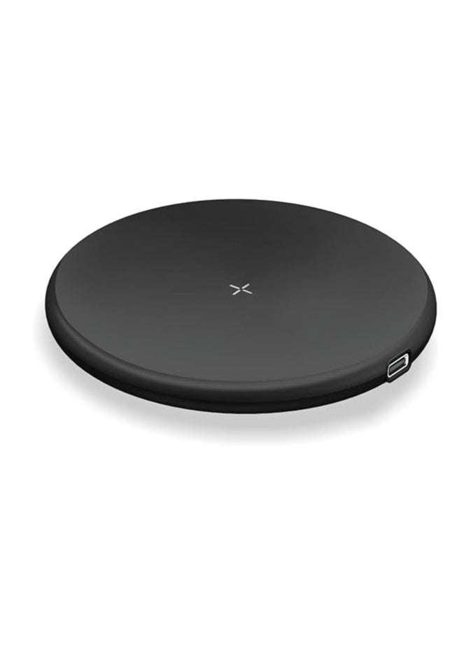 Generic - Ultra Slim Qi-Certified Fast Wireless Charger Pad for iPhone 13/12/11 Series/X, XR Series, 8/SE Series (7.5W), Samsung Galaxy S6-22, Note 7-20 (10W), Airpods - Image 1