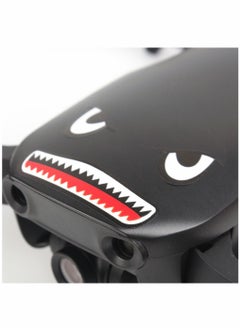 Y&D Shark Face Design Sticker for DJI Mavic and Mini Series, Decal Skin DIY Accessory, Emoticon Body Sticker, Battery Number  - Image 2