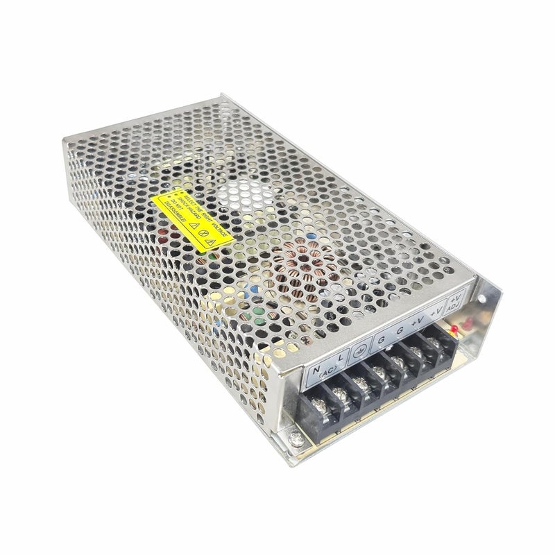 MX 12V 10A CCTV Power Supply with Metal Body | Desktop SMPS Adapter 220V AC to 12V DC Converter | Supports Up to 24 Security Cameras (Bullet, Dome, PTZ, DVR, NVR) - Image 3