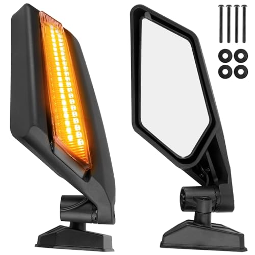 LuckySlycyc X3 Side Mirrors,360°Adjustable Side View Mirror,Compatible with 2017–2025 Can Am x3 Mirrors / X3 Max RS DS Turbo RR,OEM# 715002898 (7305) - Image 1