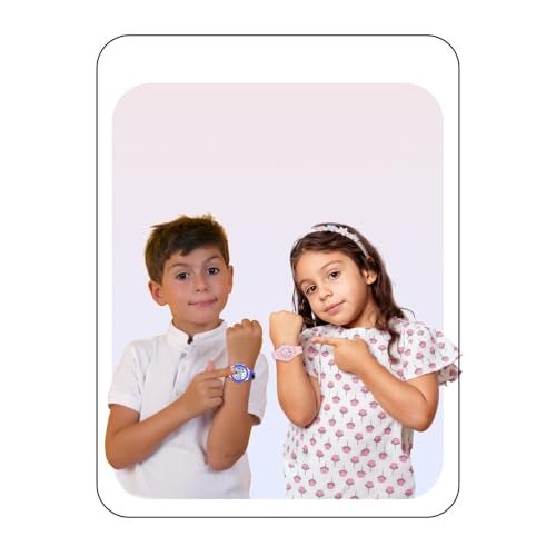 SPIKY Analog Watch For Kids Combo (Pink & Blue) | 3D Cartoon | 7 Multicolor LED Luminous Lights with Silicone Strap | Best Birthday Gift | Analogue Wrist Watches For Boys & Girls | Age 3-10 Yrs | Pack of 2 - Image 4