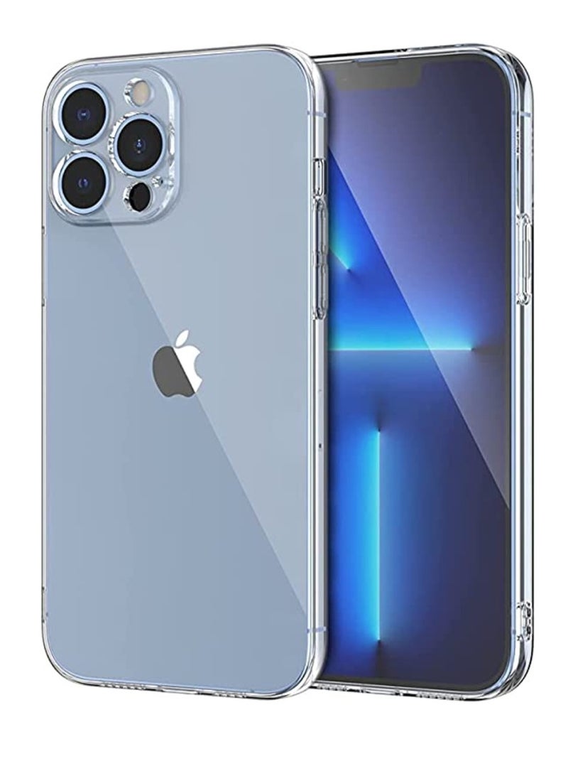 iPhone 13 Pro Max Case Clear 6.7 inch Anti-Yellowing iPhone 13 Pro Max Cover Transparent Slim Thin Crystal Clear Phone Case Shockproof Protective Bumper Protection iPhone Case Cover For Apple iPhone - Image 1