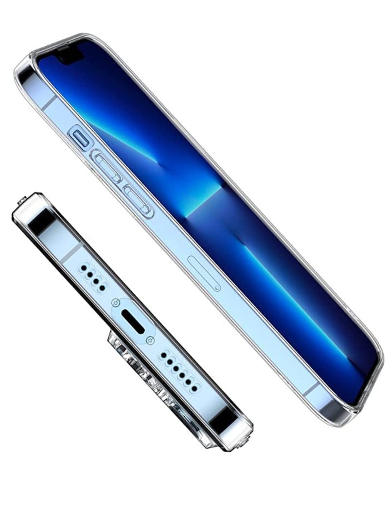 iPhone 13 Pro Max Case Clear 6.7 inch Anti-Yellowing iPhone 13 Pro Max Cover Transparent Slim Thin Crystal Clear Phone Case Shockproof Protective Bumper Protection iPhone Case Cover For Apple iPhone - Image 3