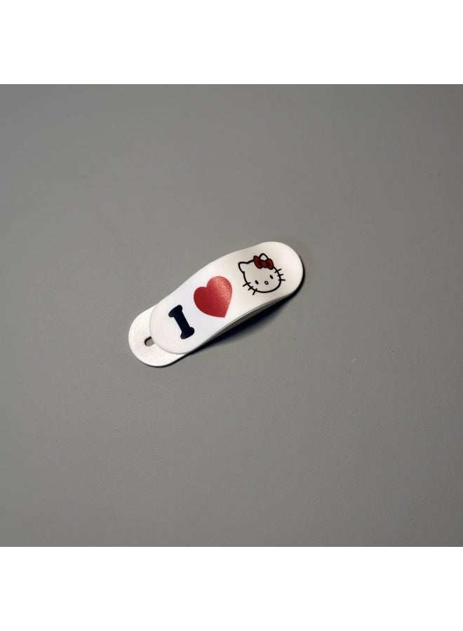 2Pcs Cute Cartoon Bandage-Style Phone Stand, Kitty Design Adhesive Lazy Desktop Phone Holder - Image 3
