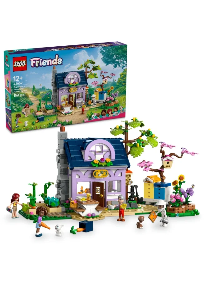 LEGO Friends Beekeepers’ House and Flower Garden Set, Creative toy for Kids and Teenagers, with 4 Mini Dolls, Cat and Rabbit Animal Figures, Plus Accessories, Birthday Gift for Girls aged 12+ 42669 (1161 pieces)