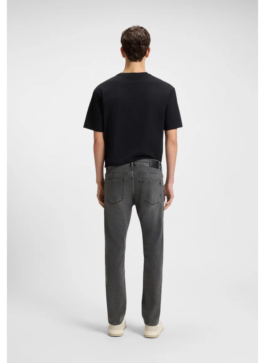 بوس Delaware slim-fit jeans in grey comfort-stretch denim