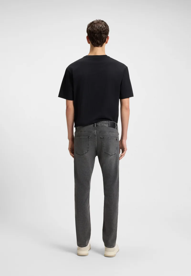 BOSS Delaware slim-fit jeans in grey comfort-stretch denim