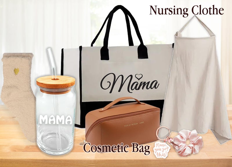 Beyond The Box New Mom, Mother to be Gift Basket, Care Package | Unique Gift Set for mom & Baby w/Newborn Essentials Expecting Moms Baby Shower After Labor Hospital Gift Variety Gift Bundle w/a Fancy Tote Bag - Image 3
