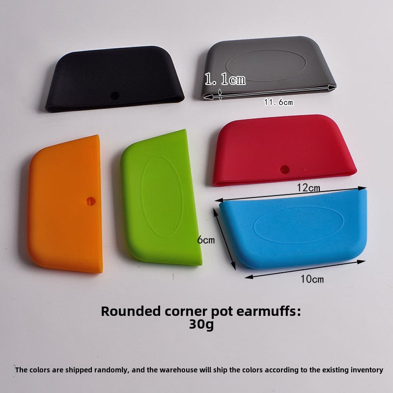 Silicone Handle Sleeve Anti-Slip Heat Resistant Fillet pot ear sleeve Fillet pot ear sleeve