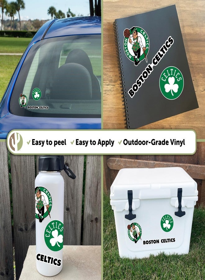 Desert Cactus Boston Celtics NBA Officially Licensed Sticker Vinyl Decal Laptop Water Bottle Car Scrapbook (Type 5-1) - Image 5