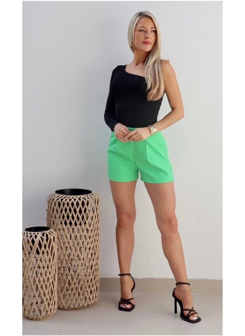 Harley High Waist Shorts - Green - pzsku/ZAA94E3F25B52EB18646FZ/45/_/1730793501/31c4a9e7-c587-4a3a-b9f4-10e8ab30b41d