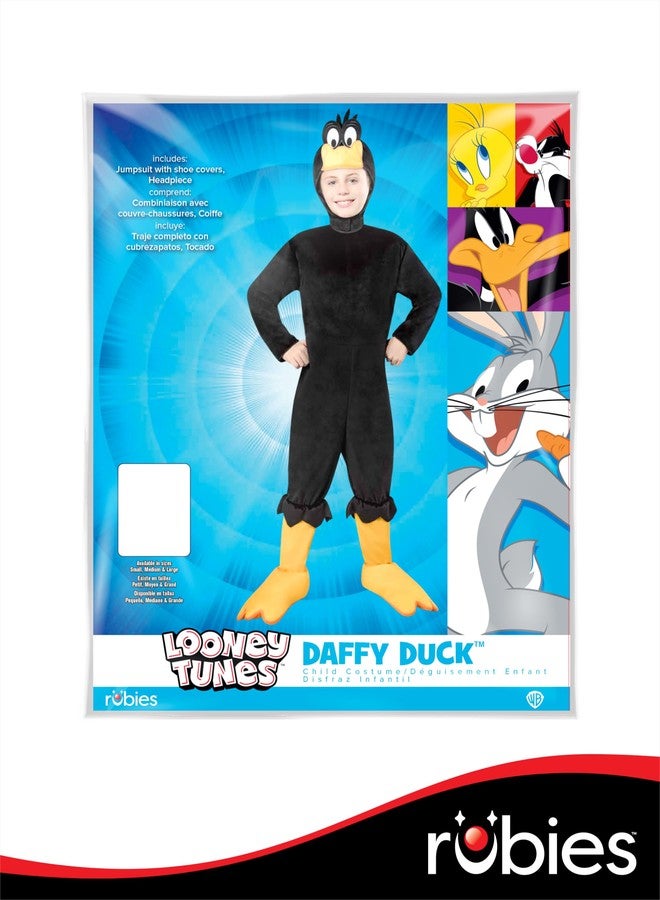 Rubies Looney Tunes: Daffy Duck Costume for Kids by Rubies, Unisex Large - Image 5