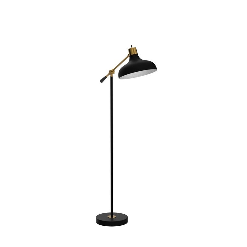 Brightech Wyatt LED Floor Lamp, Industrial Floor Lamp for Living Rooms & Offices â€“ Charming Farmhouse Floor Lamp, Adjustable Head Standing Lamp for Bedroom Reading, Stunning Living Room DÃ©cor - Image 3
