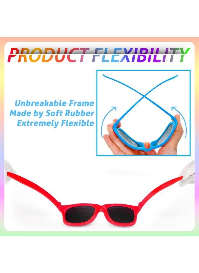 INNOCHEER - Kids Sunglasses Bulk 12 Pack Kids Sunglasses Party Favors With Uv400 Protection Neon Sunglasses For Kids Boys Girls Ages 612 Pool Beach Party Favors Goody Bag Stuffers Birthday Gift - Image 1