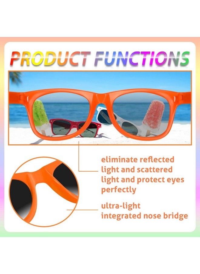INNOCHEER - Kids Sunglasses Bulk 12 Pack Kids Sunglasses Party Favors With Uv400 Protection Neon Sunglasses For Kids Boys Girls Ages 612 Pool Beach Party Favors Goody Bag Stuffers Birthday Gift - Image 1