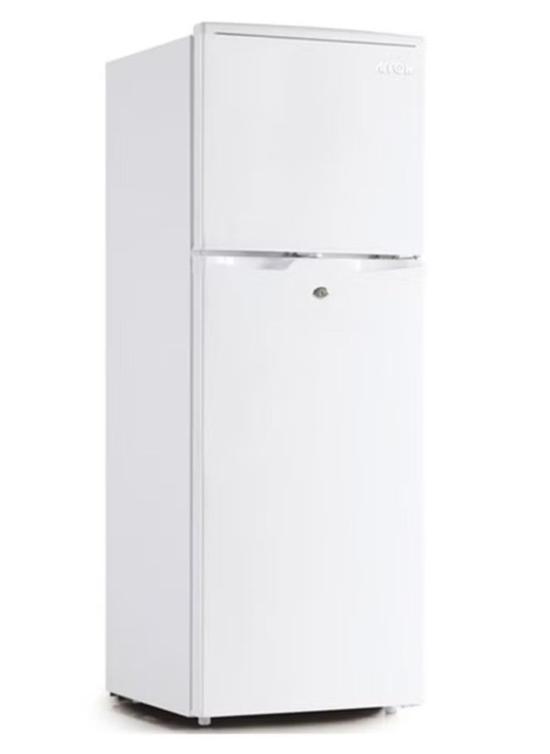 Arrow - Refrigerator with Top Freezer, 132L - 4.6 Cu. Ft. Capacity with Mechanical Temperature Control, Manual Defrost, Transparent Door Rack, Adjustable Legs, and Normal Ice Maker, White color | Model No: RO-220RDH - Image 1