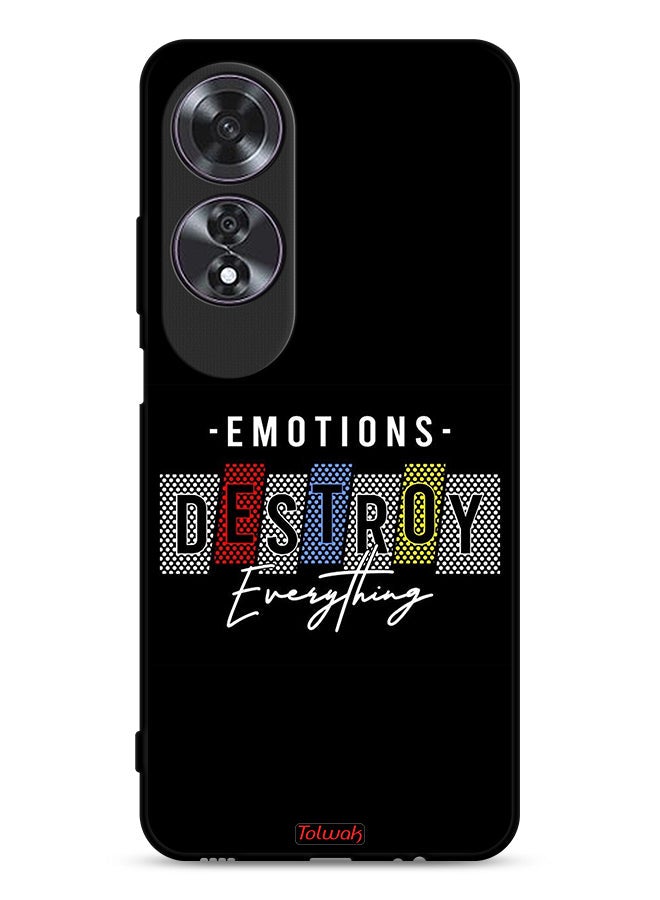 Tolwak Oppo A60 Protective Case Cover Emotions Destroy Everything - Image 1