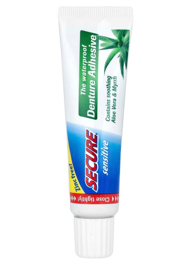 Secure Denture - The Waterproof Denture Adhesive Sensitive 1.4 oz (40 g) - Image 1