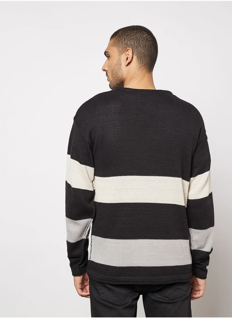 Only & Sons Striped Sweatshirt