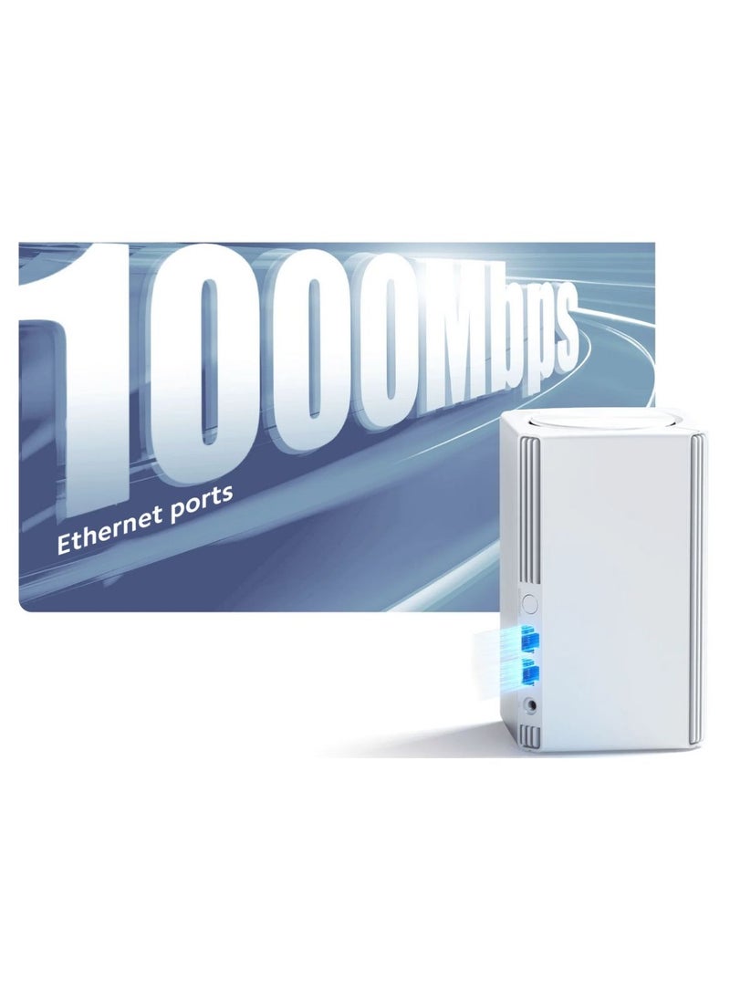 شيامي جهاز توجيه Xiaomi Mesh System AC1200 – حزمة واحدة  - Image 4