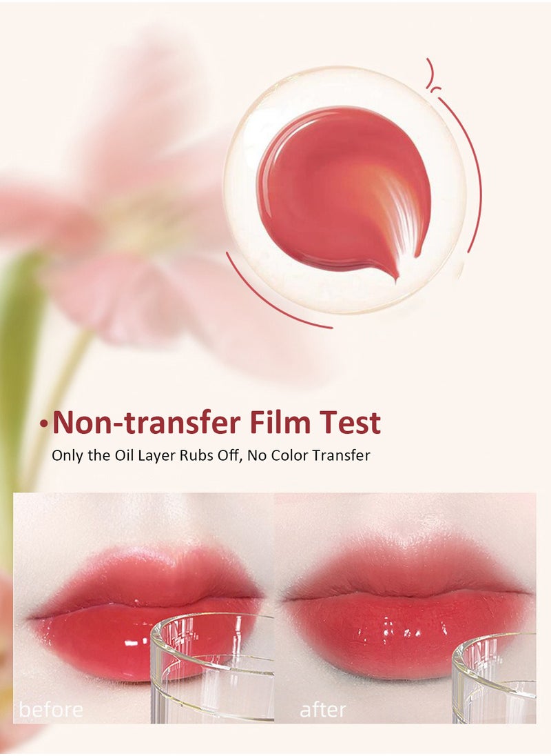 Novo Hydra quench Lip Glaze, Glossy Watery Lip Gloss, Mirror Hydrating Long Lasting Lip Base Makeup, High Color Rending Nonstick Cup for Women 3.5G  - Image 4