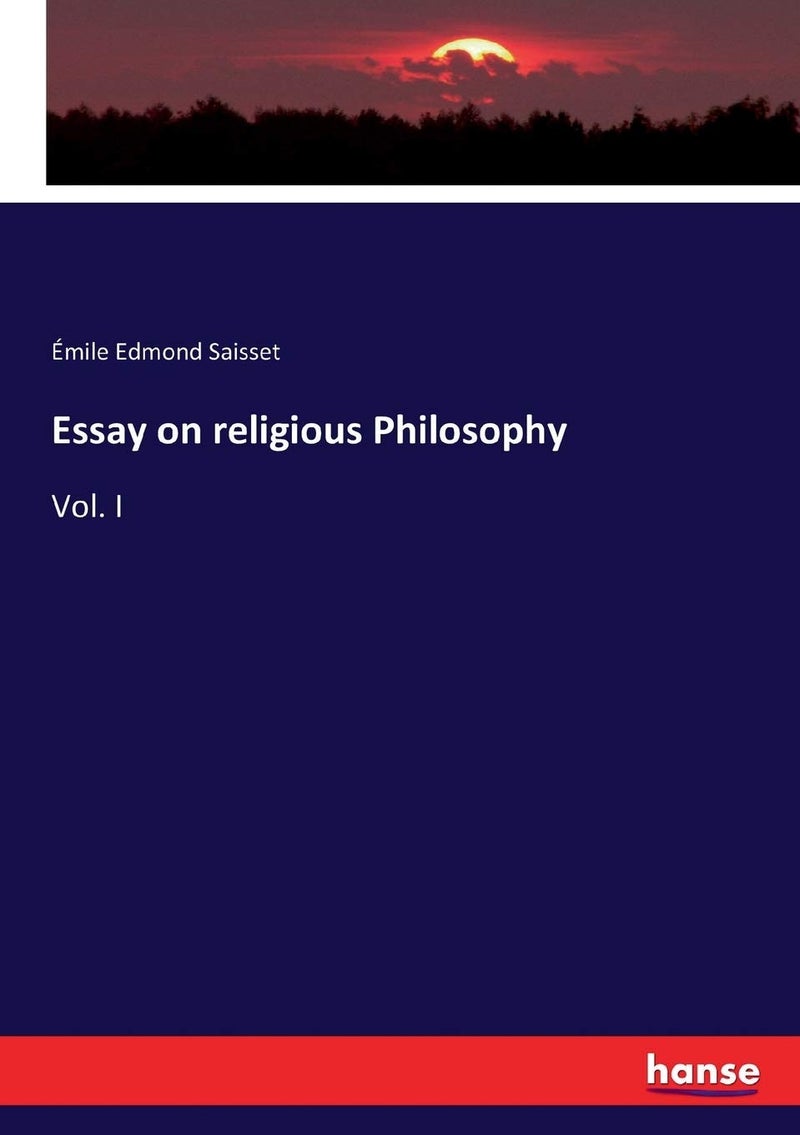 Essay on religious Philosophy: Vol. I  - Image 1