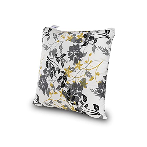 Wakefit Cushion for Sofa | Super Soft Fabric Cushion Pillow, Throw Pillow for Sofa | Premium Fresh Hollow Fibre Filling | 12x12 Inches | Autumn Sunset | Set of 3 - Image 5