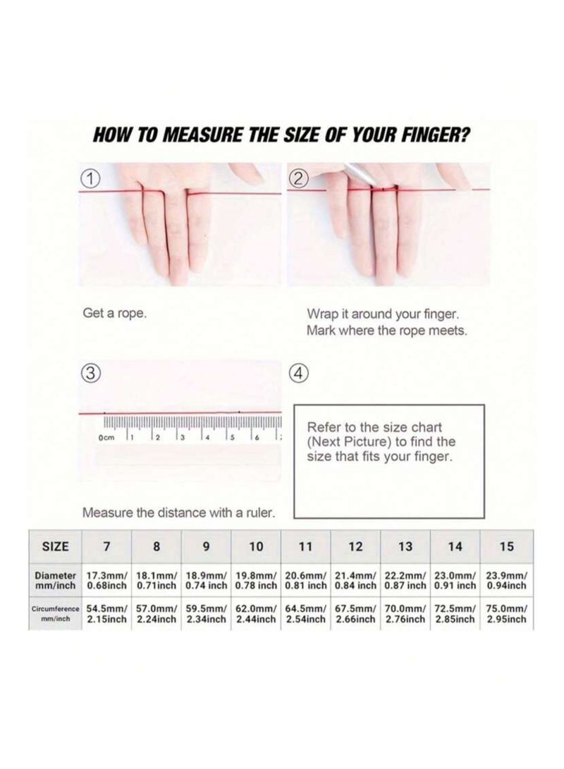 جوليري إيفريداي خاتم رجالي مصنوع من التيتانيوم ستيل المقاوم للصدأ مقاس 10 - Image 5