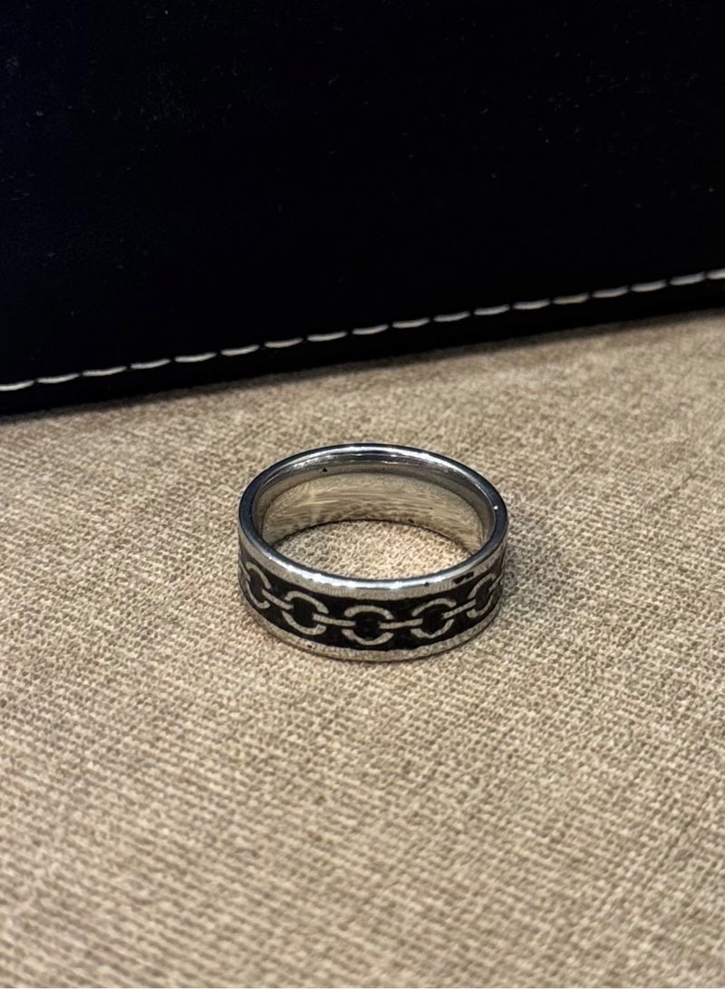 جوليري إيفريداي خاتم رجالي مصنوع من التيتانيوم ستيل المقاوم للصدأ مقاس 10 - Image 4