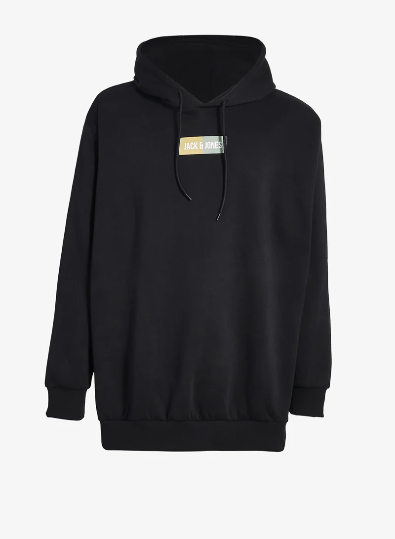 JACK & JONES Plus Size Logo Hoodie
