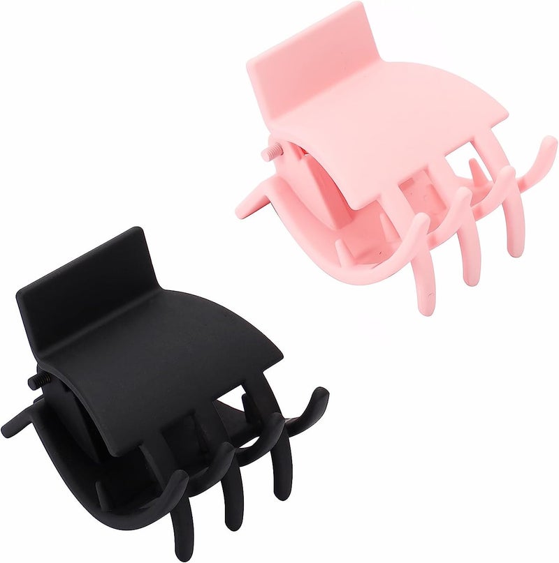 GLITTERS® Trendy & Stylish Mini Duo Claw Clip Set - Strong Grip Durable Hair Accessories - Image 1