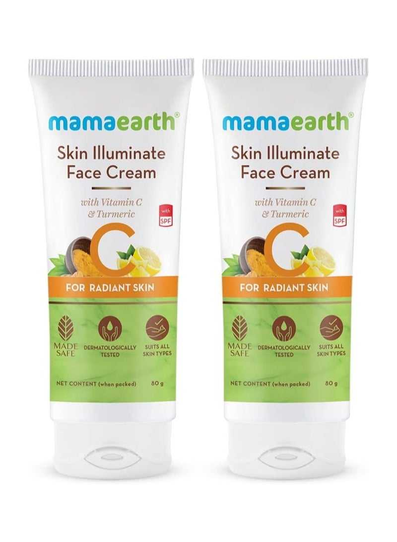 ماما إيرث كريم تفتيح البشرة للوجه 80 جرام - عبوة من قطعتين - Image 1