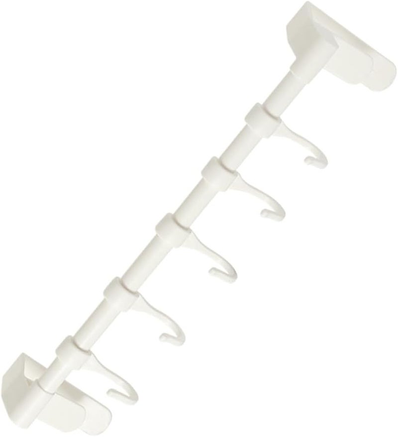 خطافات تحت الخزانة الثقيلة بدون حفر حامل أدوات المائدة تصميم أنيق سهولة التركيب تخزين متعدد الاستخدامات - Image 2