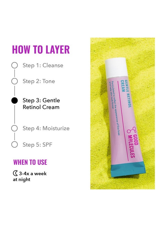 كريم الريتينول اللطيف - كريم ليلي بالريتينول والباكوتشيول - يستهدف الخطوط الدقيقة والاحتقان والمسام الواسعة - العناية بالبشرة المضادة للشيخوخة للوجه - Image 2