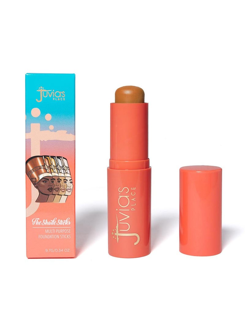 Juvia's Place - Juvia's Place Shade Stick Foundation, Concealer, Contour, Mauritania, Tan w/Neutral Golden Undertone, .34 oz - Image 1