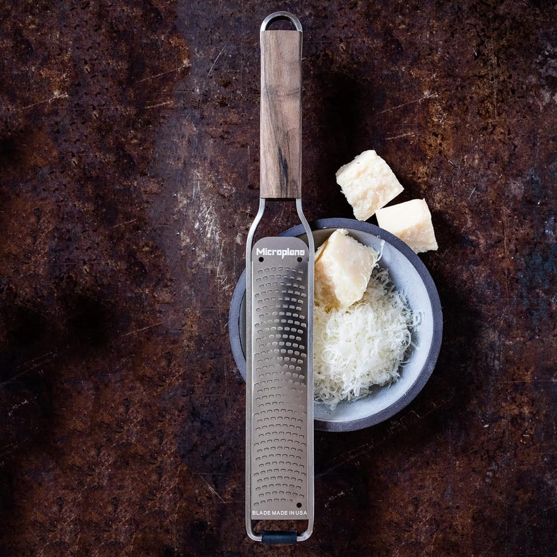 Microplane Zester Grater for Citrus Fruits, Hard Cheese, Ginger, Chocolate, Nutmeg and Truffle with Stainless Steel Blades - Made in USA - Image 4