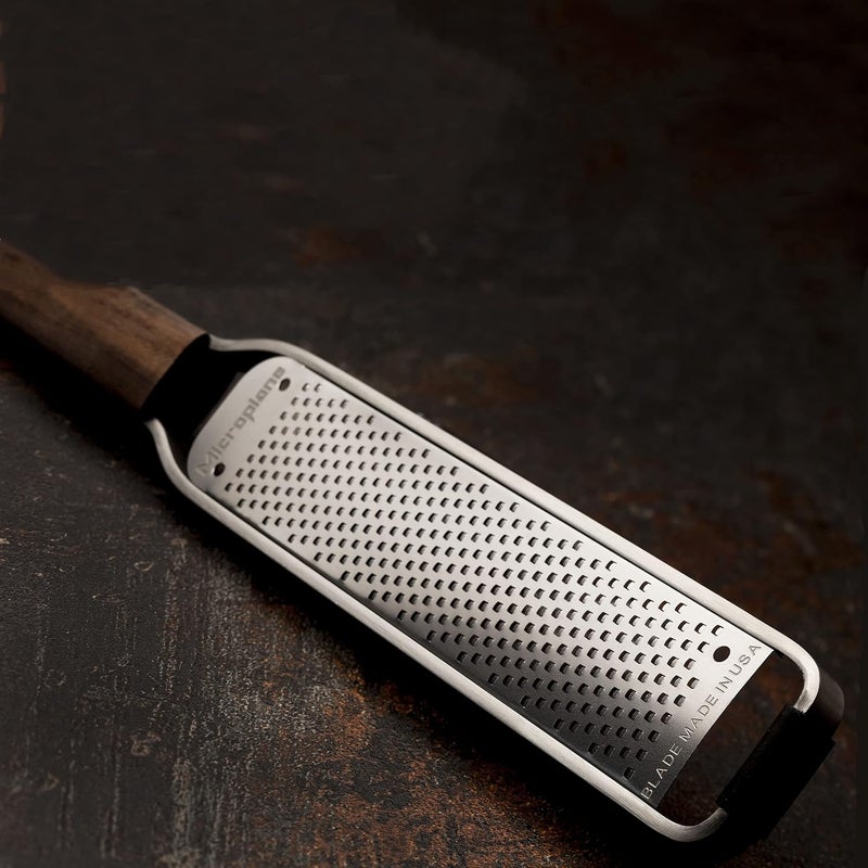 Microplane Zester Grater for Citrus Fruits, Hard Cheese, Ginger, Chocolate, Nutmeg and Truffle with Stainless Steel Blades - Made in USA - Image 1