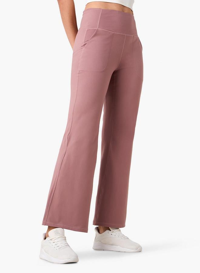 آكتف بنطلون واسع بخصر مطاطي وجيوب - Image 1