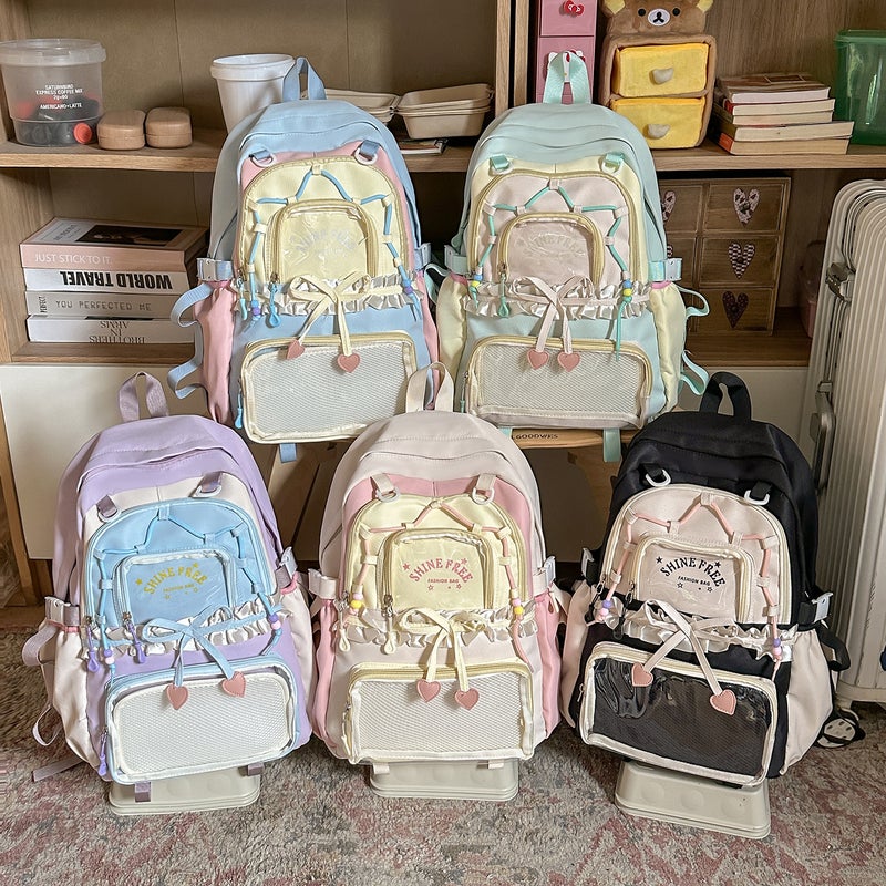 Fashionable Large Capacity Lightweight Backpack for Middle and High School Girls - Image 4